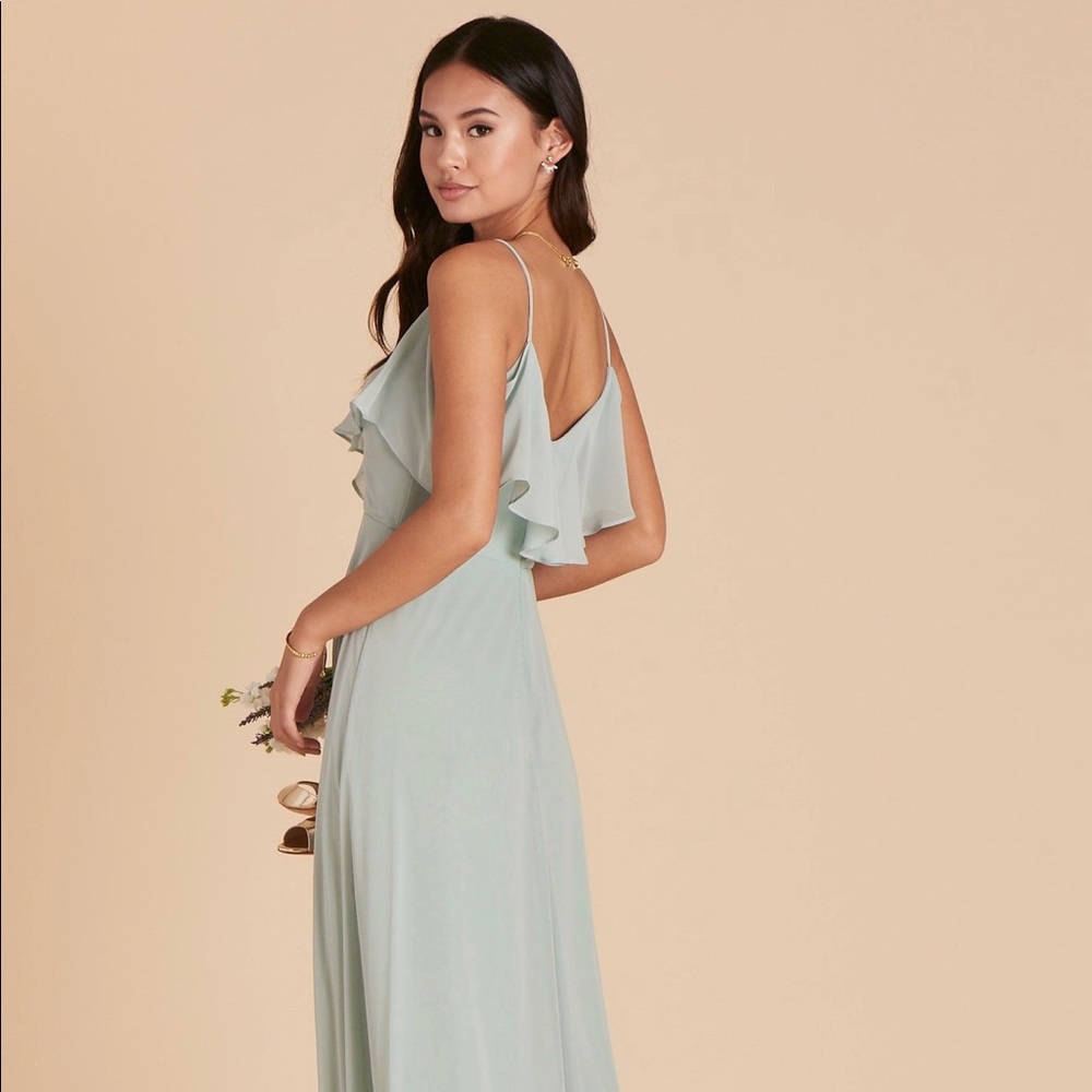 Birds Grey / Jane Convertible Dress / S / sage